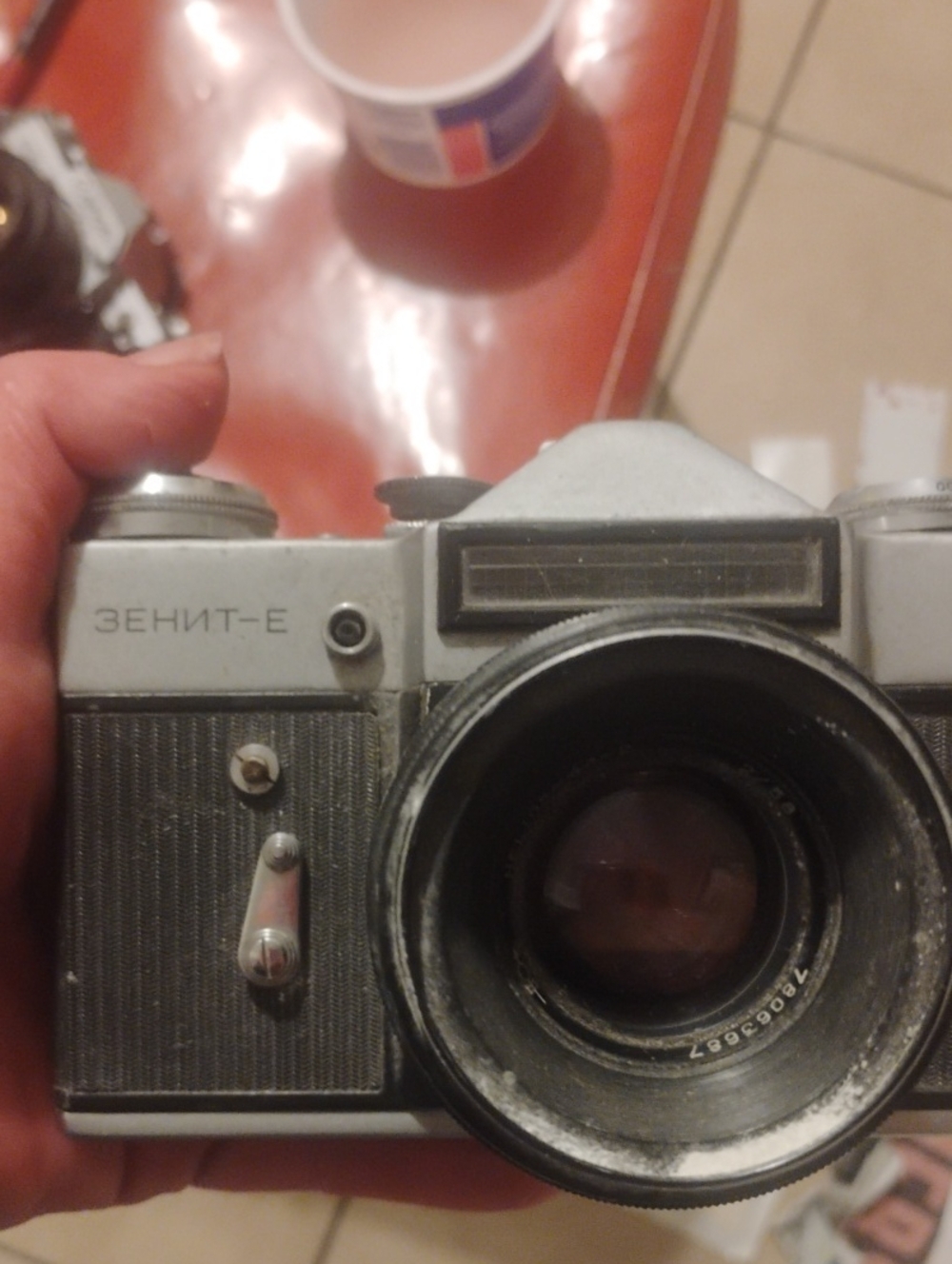 35mm Film Camera - Silver and Black